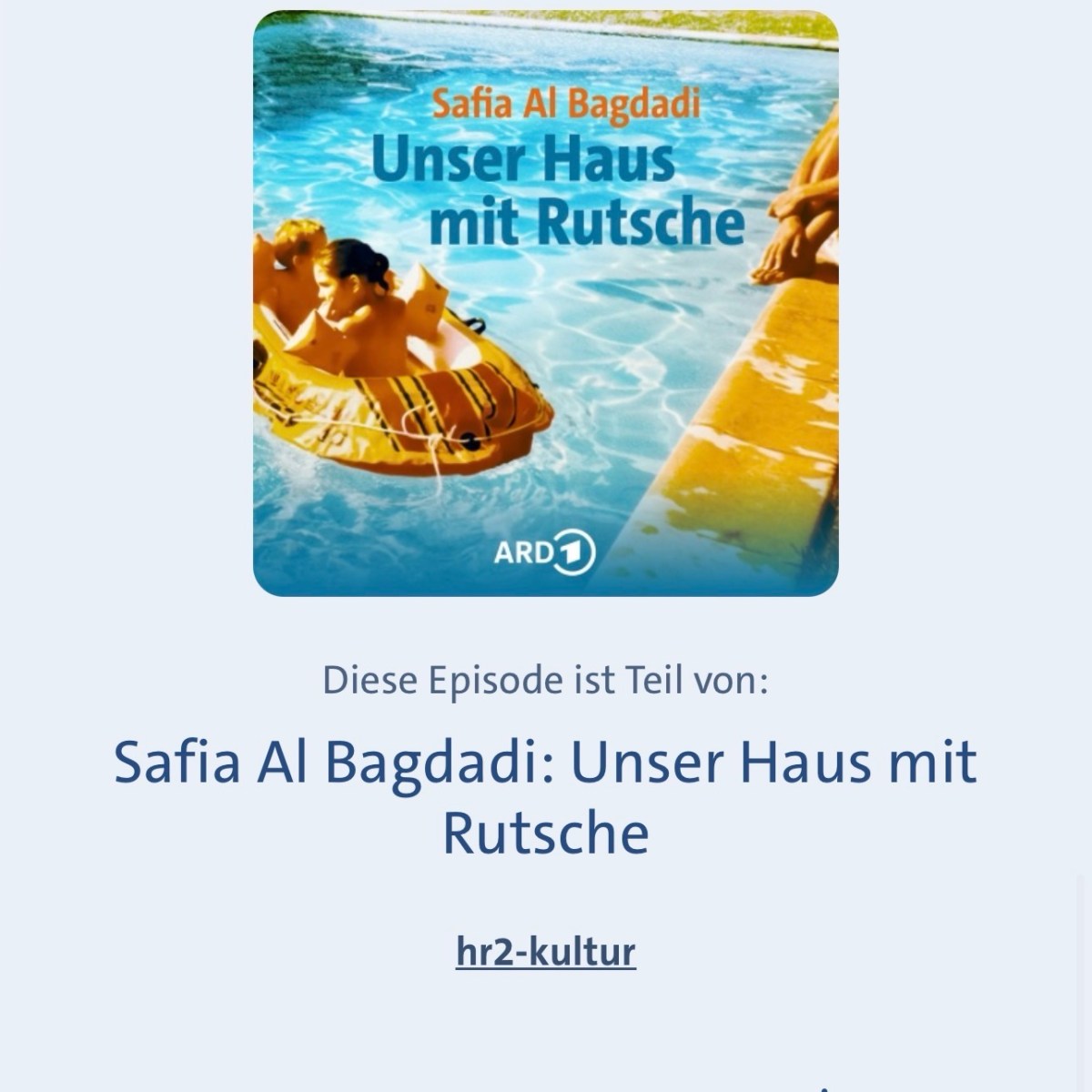 Jetzt auf ARD SOUNDS: das Hörbuch meines Romans „Unser Haus mit&nbsp;Rutsche“